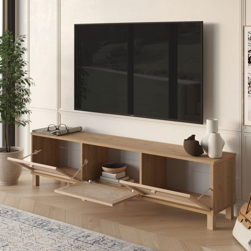 Dune TV-bänk 180x45,6x32 cm - Ek - Products - Möbler - TV- & Mediamöbler - TV bänk & mediabänk