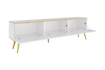 Edson Tv-bänk 175 cm - Beige/Guld - Products - Möbler - TV- & Mediamöbler - TV bänk & mediabänk