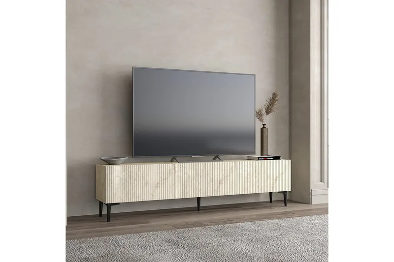 Elith Tv-bänk 180 cm - Travertine - Products - Möbler - TV- & Mediamöbler - TV bänk & mediabänk