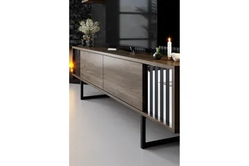 Erdem Tv-bänk 180 cm - Valnöt/Svart - Products - Möbler - TV- & Mediamöbler - TV bänk & mediabänk