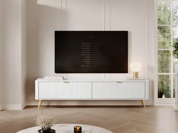 Forba Tv-bänk 200 cm - vit - Products - Möbler - TV- & Mediamöbler - TV bänk & mediabänk