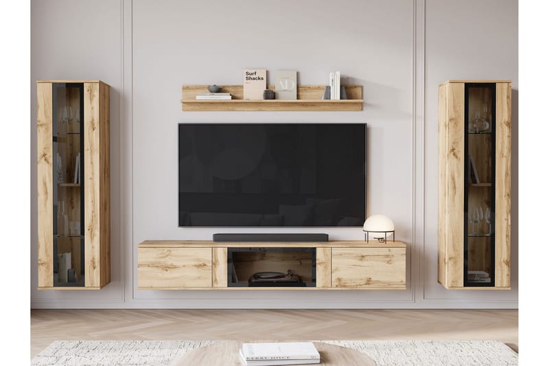 Gamal Tv-möbelset - Grå - Products - Möbler - TV- & Mediamöbler - TV-möbelset