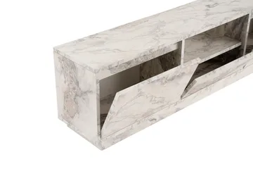 Gulliver Tv-bänk 160x30 cm - Ljus Beige/Marmor - Products - Möbler - TV- & Mediamöbler - TV bänk & mediabänk