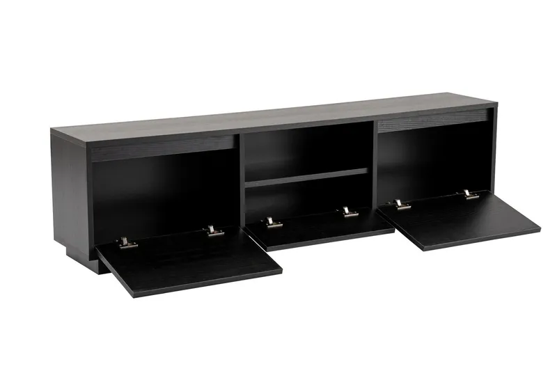 Gulliver Tv-bänk 160x30 cm - Svart - Products - Möbler - TV- & Mediamöbler - TV bänk & mediabänk