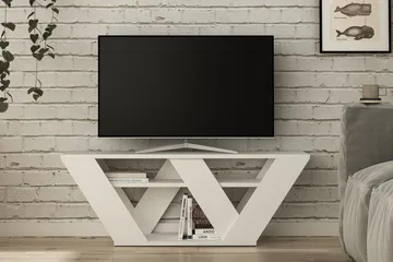 Homitis Tv-Bänk 110 cm - Vit - Products - Möbler - TV- & Mediamöbler - TV bänk & mediabänk