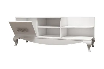 Hovdane TV-Bänk 130 cm - Vit - Products - Möbler - TV- & Mediamöbler - TV bänk & mediabänk
