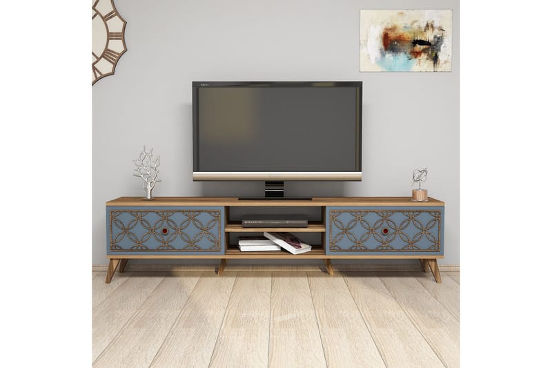 Hovdane TV-Bänk 180 cm - Brun/Grå - Products - Möbler - TV- & Mediamöbler - TV bänk & mediabänk