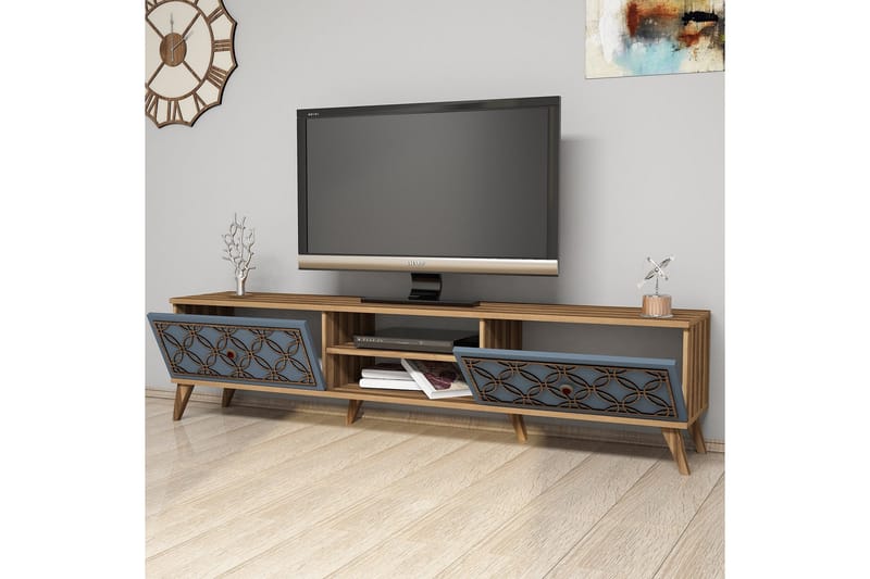 Hovdane TV-Bänk 180 cm - Brun/Grå - Products - Möbler - TV- & Mediamöbler - TV bänk & mediabänk