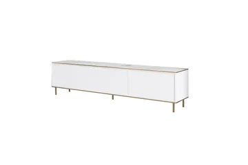 Imaj Tv-bänk 180 cm - Vit marmor/Guld - Products - Möbler - TV- & Mediamöbler - TV bänk & mediabänk