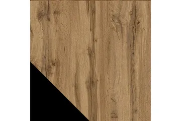 Juniskär Ribbad TV Bänk i trä med förvaring - 40 cm djup 200 cm bred 49 cm hög - Ek / Svart / Trä / Ribbad - Products - Möbler - TV- & Mediamöbler - TV bänk & mediabänk