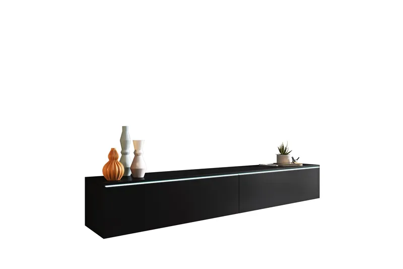 Kanak Tv-bänk 180 cm - Svart - Products - Möbler - TV- & Mediamöbler - TV bänk & mediabänk