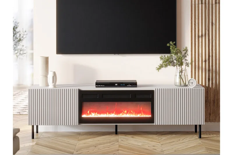 Lionel Tv-bänk 181 cm - Beige - Products - Möbler - TV- & Mediamöbler - TV bänk & mediabänk