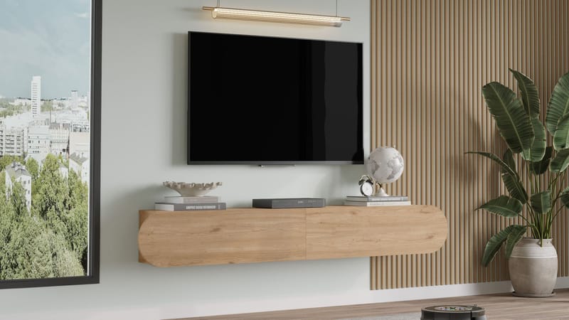 Lumina Tv-bänk 180 cm - Ek - Products - Möbler - TV- & Mediamöbler - TV bänk & mediabänk
