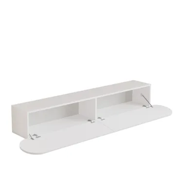 Lumina TV-bänk 180x29,5x31,6 cm - Vit - Products - Möbler - TV- & Mediamöbler - TV bänk & mediabänk