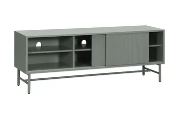 Matterhorn Smal tv-bänk med förvaring 40 cm djup 157 cm bred 58 cm hög - Grön - Products - Möbler - TV- & Mediamöbler - TV bänk & mediabänk
