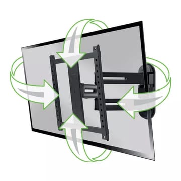 TV-Fäste Sanus 4D Max Vesa 400x400 32-65 Full Motion - Svart - Products - Möbler - TV- & Mediamöbler - Mediastativ & väggfäste - Tv-stativ & Tv-väggfäste