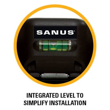 TV-Fäste Sanus Fixed Max Vesa 400x400 22-50 - Svart - Products - Möbler - TV- & Mediamöbler - Mediastativ & väggfäste - Tv-stativ & Tv-väggfäste