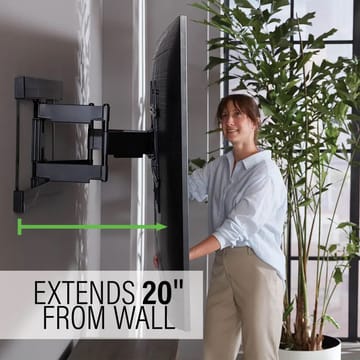 TV-Fäste Sanus Max Vesa 600x450 40-90 Full Motion - Svart - Products - Möbler - TV- & Mediamöbler - Mediastativ & väggfäste - Tv-stativ & Tv-väggfäste