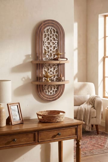 Zayra Vägghylla 26x70 cm - Brun - Products - Förvaring - Hylla - Vägghylla