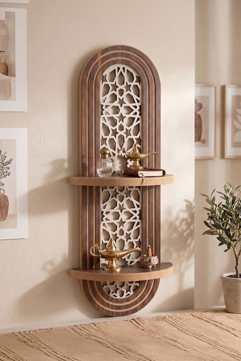 Zayra Vägghylla 26x70 cm - Brun - Products - Förvaring - Hylla - Vägghylla
