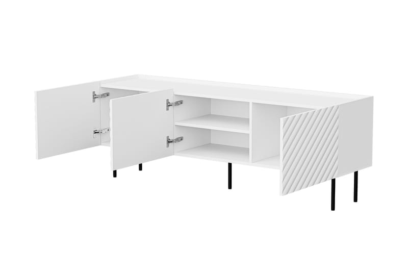 Munkedal Tv-bänk 166 cm - Vit - Products - Möbler - TV- & Mediamöbler - TV bänk & mediabänk