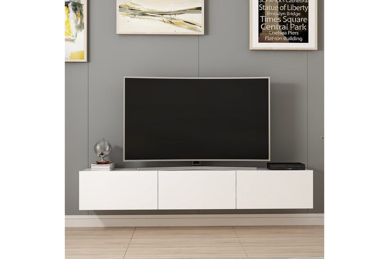 Nako Tv-bänk 180 cm - Vit - Products - Möbler - TV- & Mediamöbler - TV bänk & mediabänk