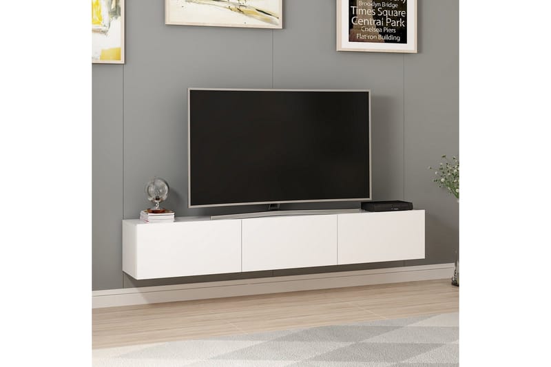 Nako Tv-bänk 180 cm - Vit - Products - Möbler - TV- & Mediamöbler - TV bänk & mediabänk