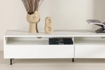 Navarra Tv-bänk 180x40 cm - Vit - Products - Möbler - TV- & Mediamöbler - TV bänk & mediabänk