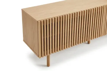 Peyra Ribbad Tv-bänk 160 cm - Natur - Products - Möbler - TV- & Mediamöbler - TV bänk & mediabänk