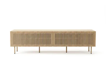 Peyra Ribbad Tv-bänk 200 cm - Natur - Products - Möbler - TV- & Mediamöbler - TV bänk & mediabänk
