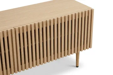 Peyra Ribbad Tv-bänk 200 cm - Natur - Products - Möbler - TV- & Mediamöbler - TV bänk & mediabänk
