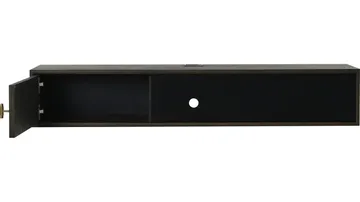 Råvika Vägghängd Tv-Bänk 133 cm - Brunlackad ek - Products - Möbler - TV- & Mediamöbler - TV bänk & mediabänk