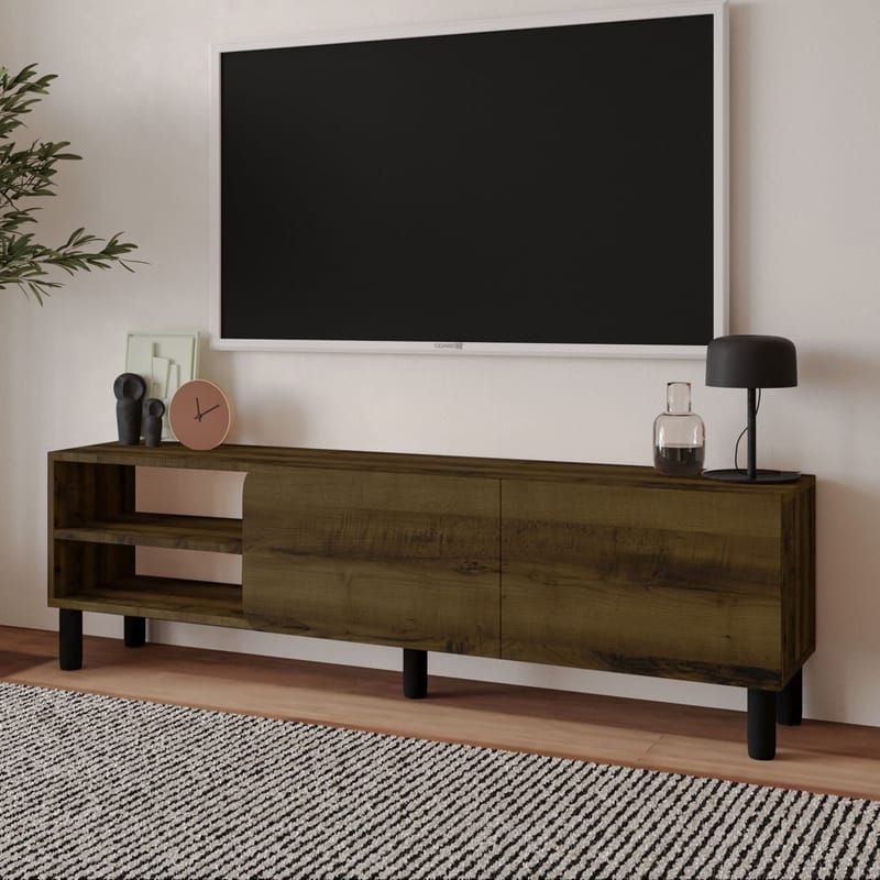 Relento Tv-bänk 150 cm - antik valnöt - Products - Möbler - TV- & Mediamöbler - TV bänk & mediabänk