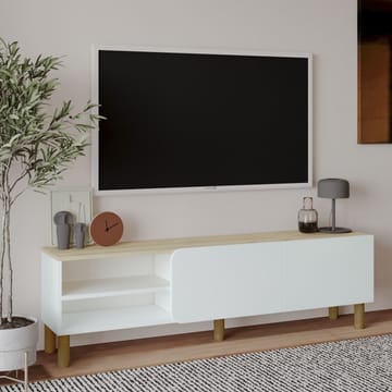 Relento Tv-bänk 150 cm - vit, sapphire oak - Products - Möbler - TV- & Mediamöbler - TV bänk & mediabänk