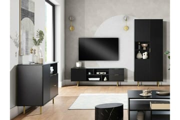 Staffin Tv-skåp 150 cm - Svart - Products - Möbler - TV- & Mediamöbler - TV-skåp