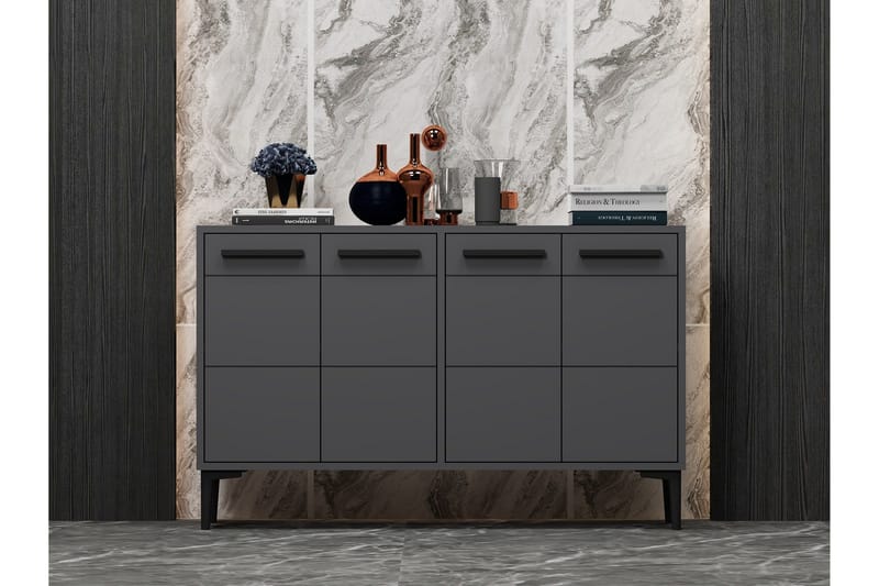 Stria Tv-bänk 120 cm - Antracit - Products - Möbler - TV- & Mediamöbler - TV bänk & mediabänk