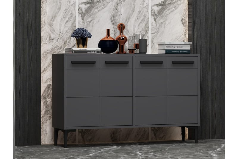 Stria Tv-bänk 120 cm - Antracit - Products - Möbler - TV- & Mediamöbler - TV bänk & mediabänk