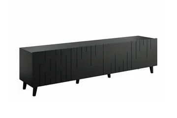 Strontian Tv-skåp 200 cm Scandinavian Choice Black - Products - Möbler - TV- & Mediamöbler - TV-skåp