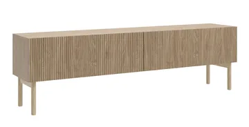 Takayo Golvstående Tv Bänk 175 cm med Förvaring i Ek - Beige - Products - Möbler - TV- & Mediamöbler - TV bänk & mediabänk