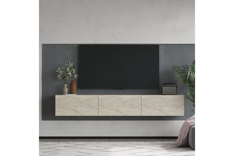 Taybah Tv-bänk 180 cm - Travertine - Products - Möbler - TV- & Mediamöbler - TV bänk & mediabänk