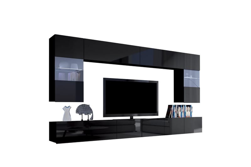 Tessan Tv-möbelset - Svart - Products - Möbler - TV- & Mediamöbler - TV-möbelset