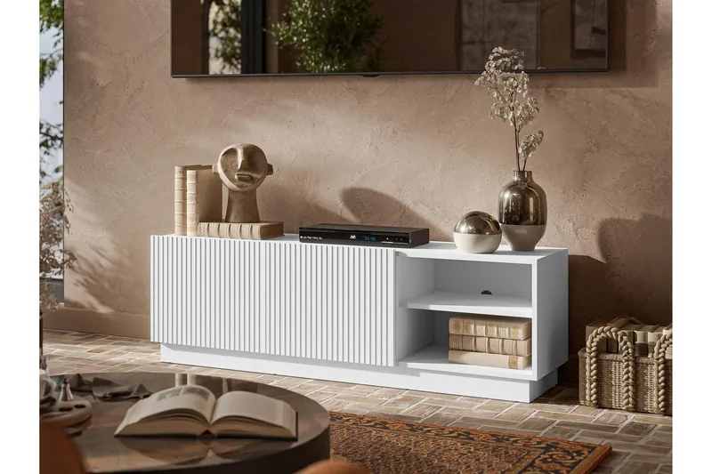 Torvalen Tv-bänk 150 cm - Vit - Products - Möbler - TV- & Mediamöbler - TV bänk & mediabänk