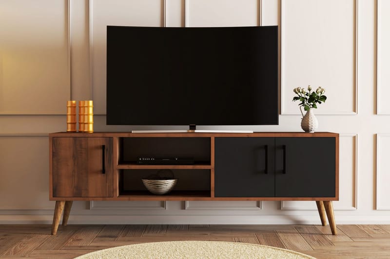 Tv-bänk & mediabänk Andifli Tv-bänk 150x52 cm Brun - Products - Möbler - TV- & Mediamöbler - TV bänk & mediabänk