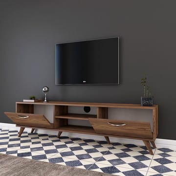 TV-bänk Anon 180 cm - Mörk valnöt - Products - Möbler - TV- & Mediamöbler - TV bänk & mediabänk