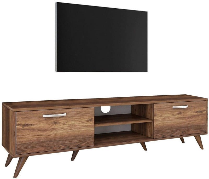 TV-bänk Anon 180 cm - Mörk valnöt - Products - Möbler - TV- & Mediamöbler - TV bänk & mediabänk