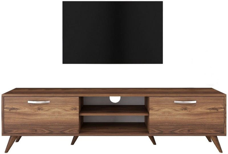 TV-bänk Anon 180 cm - Mörk valnöt - Products - Möbler - TV- & Mediamöbler - TV bänk & mediabänk