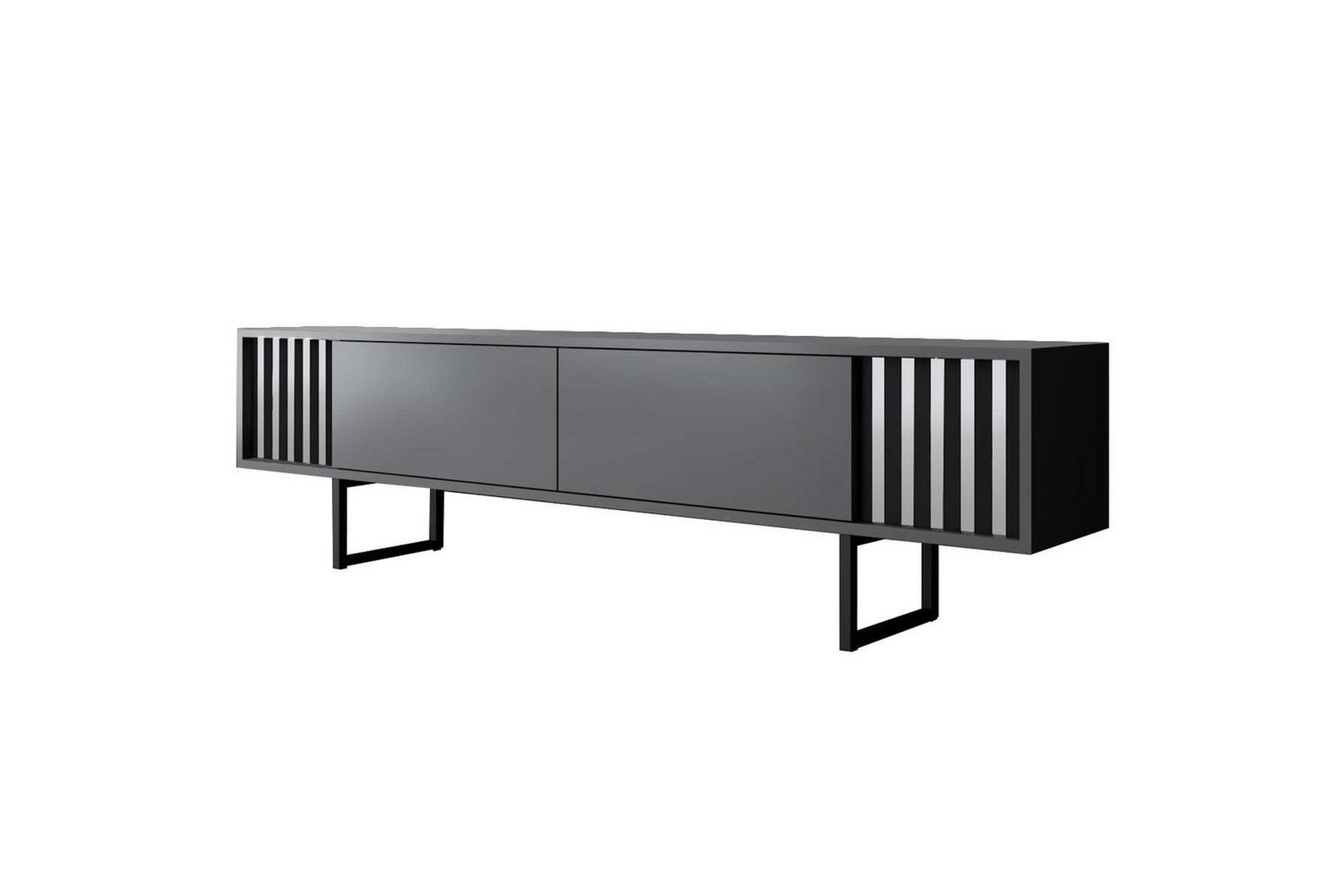 TV-bänk Jeval Antracit / Svart