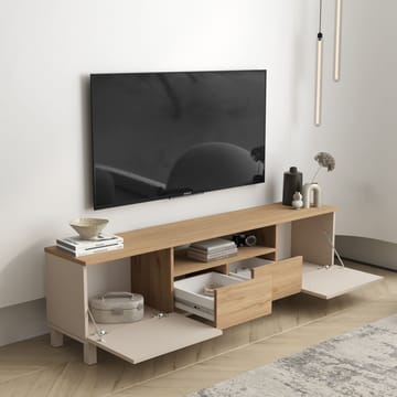 Aldarte TV-bänk 180x49,2x35 cm - Sand och ek - Products - Möbler - TV- & Mediamöbler - TV bänk & mediabänk