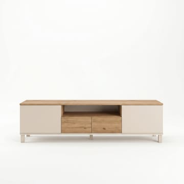 Aldarte TV-bänk 180x49,2x35 cm - Sand och ek - Products - Möbler - TV- & Mediamöbler - TV bänk & mediabänk
