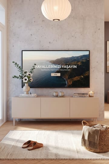Dorel TV-bänk 150x47,3x36,8 cm - Sand - Products - Möbler - TV- & Mediamöbler - TV bänk & mediabänk